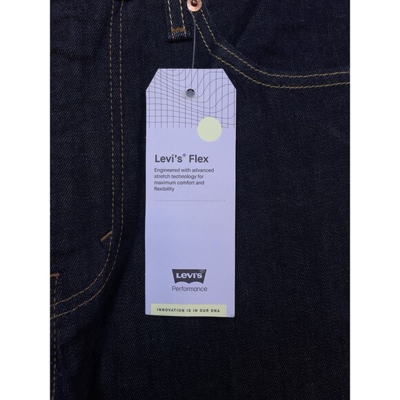 Levi's Flex 541 Athletic Taper Men’s Stretch Dark Blue Jeans Size 34X34 - Picture 10 of 16
